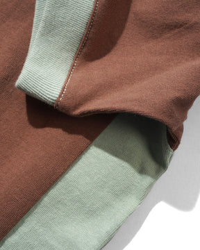 Butter Scribble Football Tee Ice/Brown