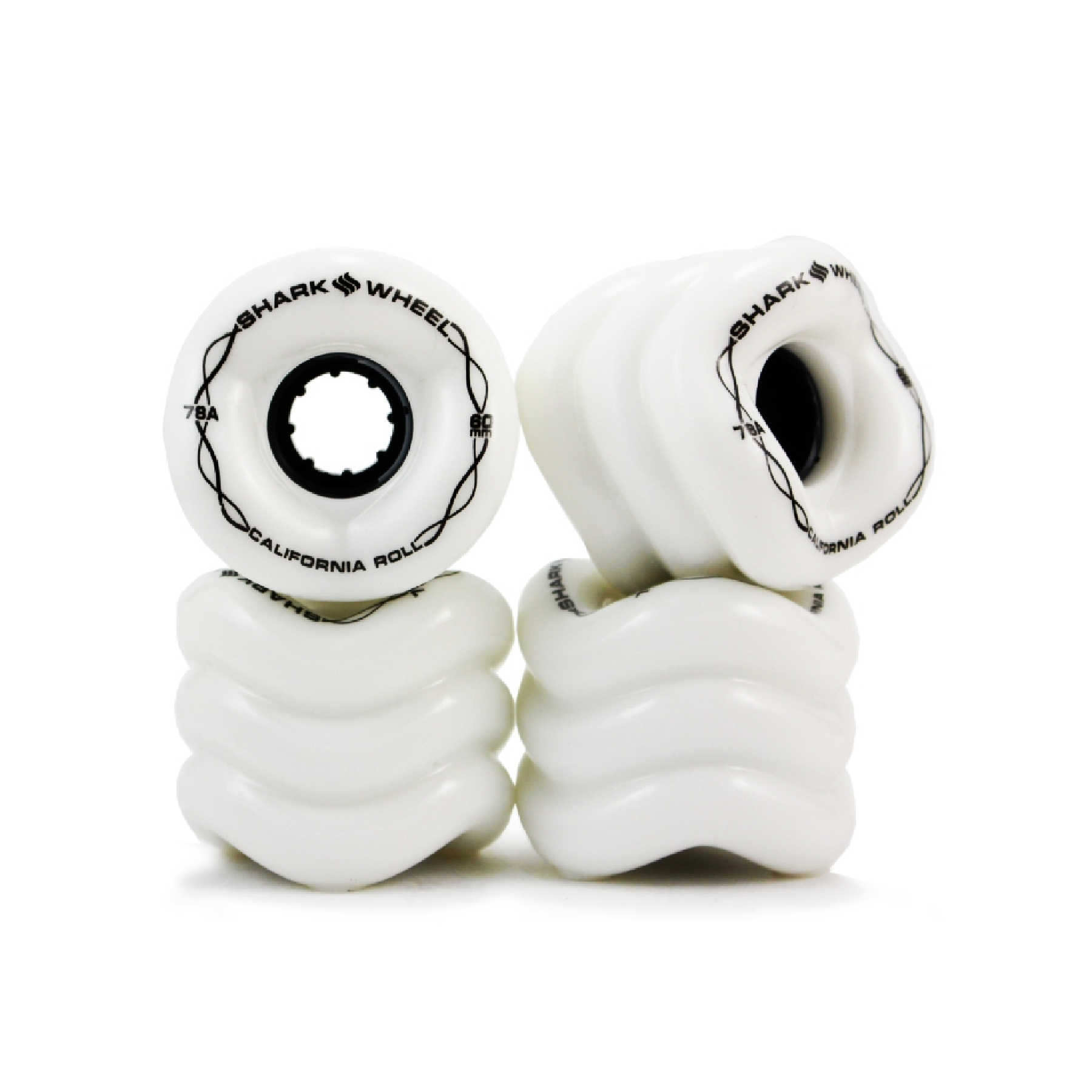 Shark Wheels 60mm 78a White