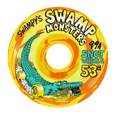 Snot Swamp Monster Wheels Swirls 53mm 99a Yellow/Orange