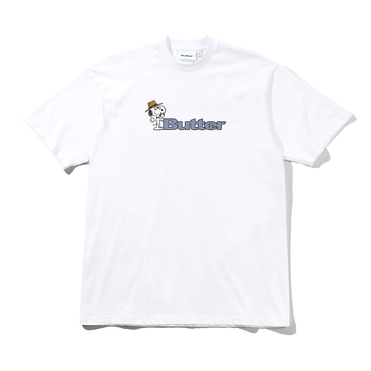 Butter Goods Peanuts Spike Logo Tee White Large