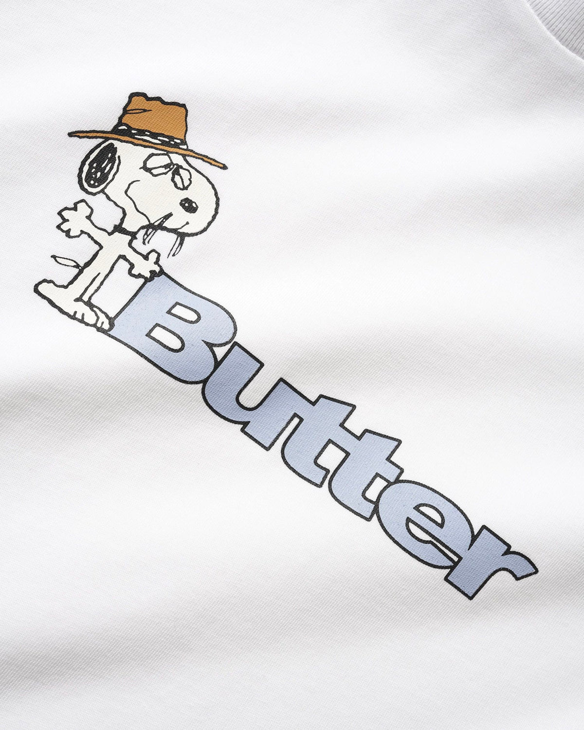 Butter Goods Peanuts Spike Logo Tee White Large