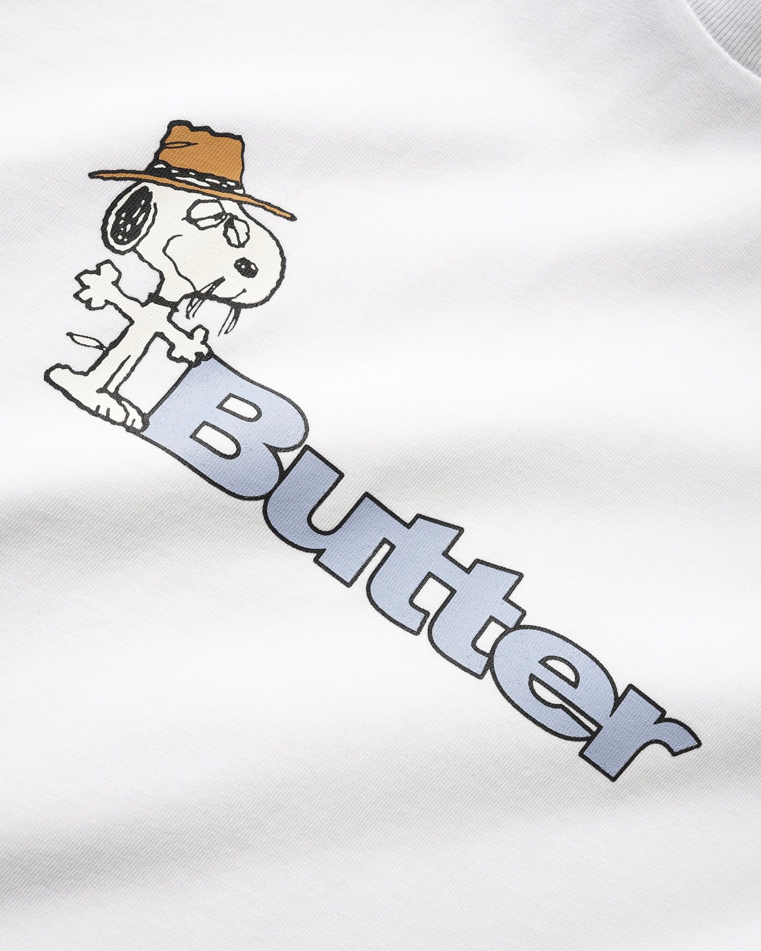 Butter Goods Peanuts Spike Logo Tee White Large
