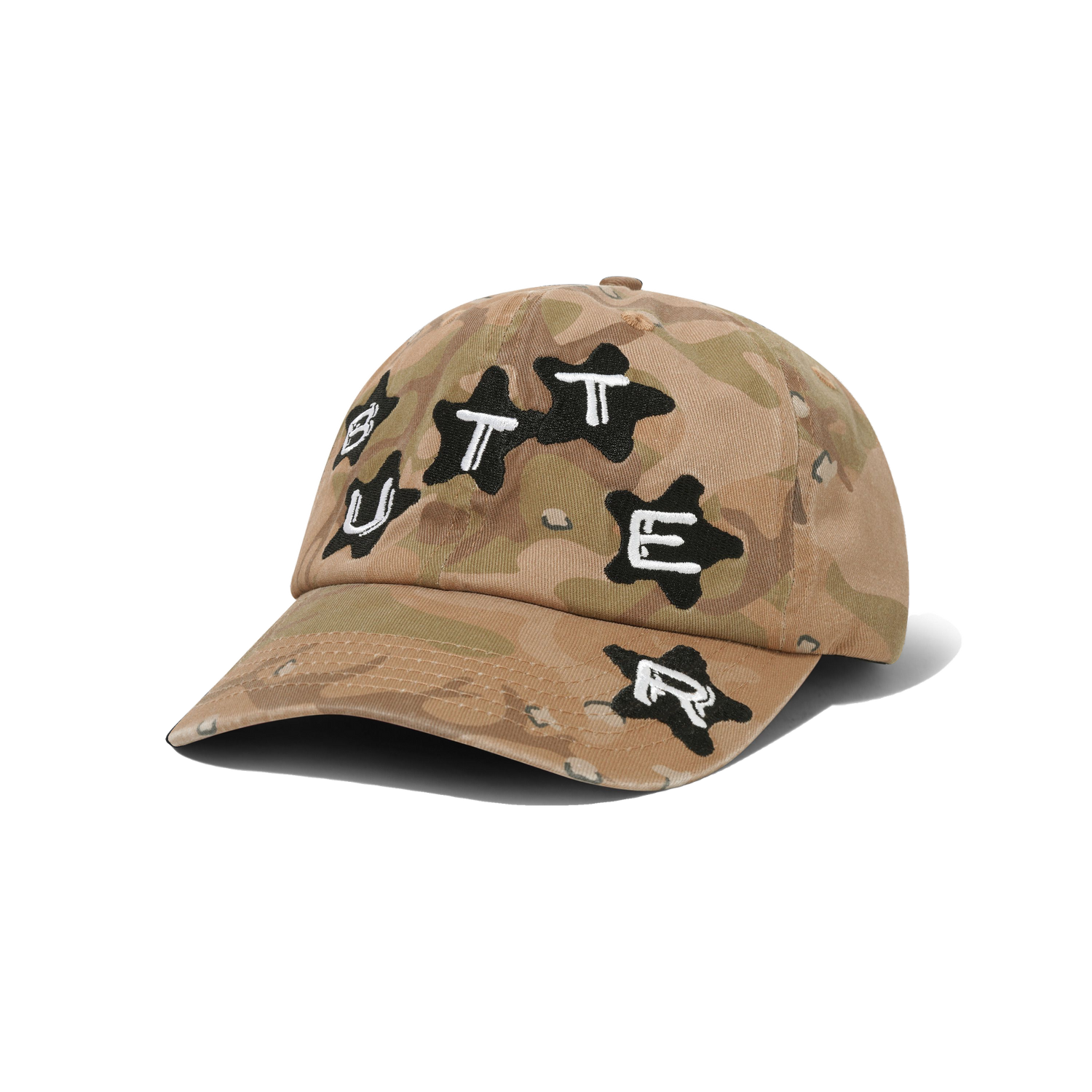 Butter Stars 6 Panel Cap Desert Camo