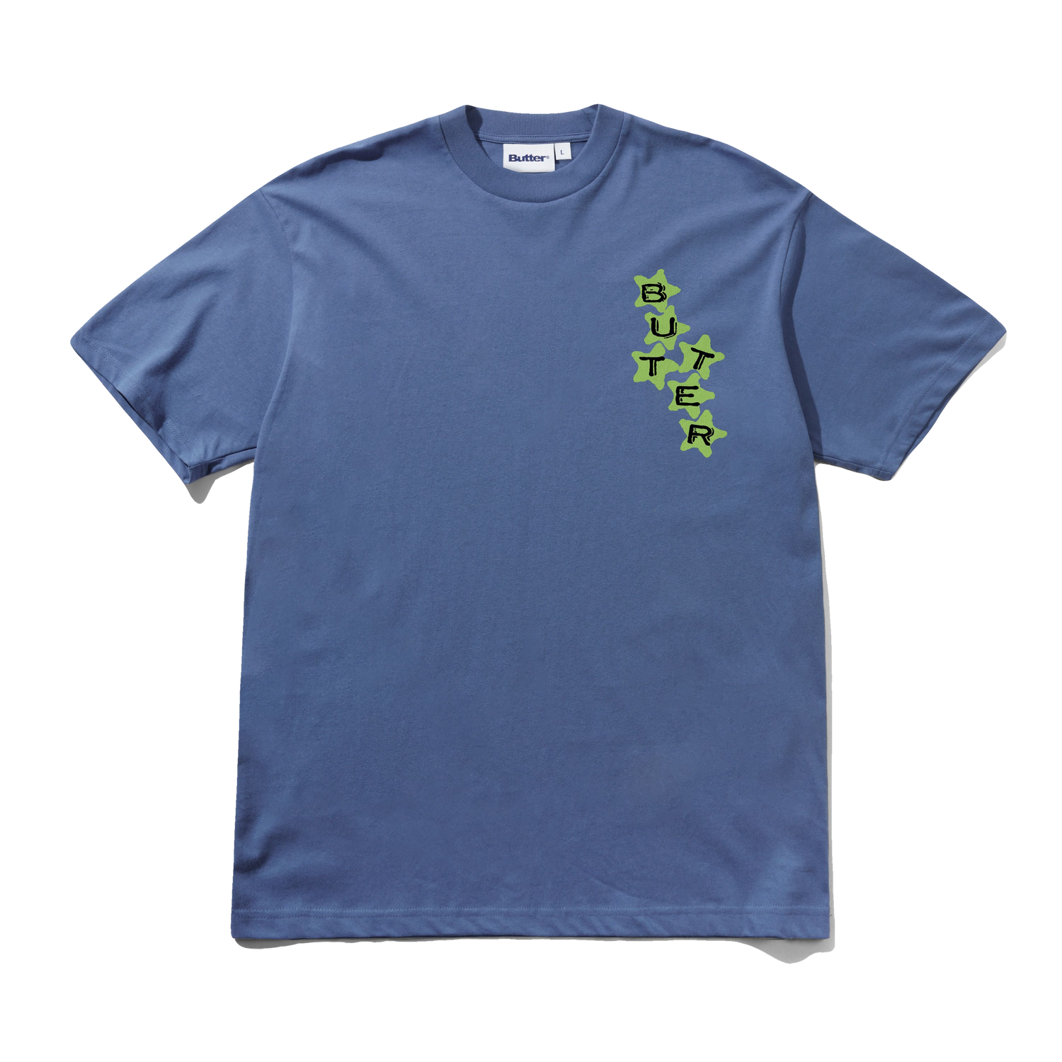 Butter Stars Tee Pacific Large