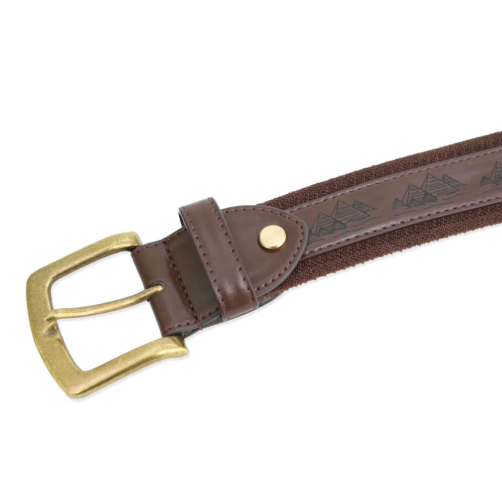 Theories As Above Belt Brown Vegan Leather