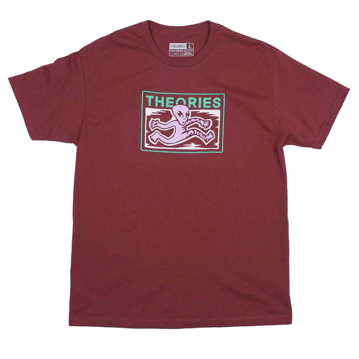 Theories Enigma Tee Burgundy