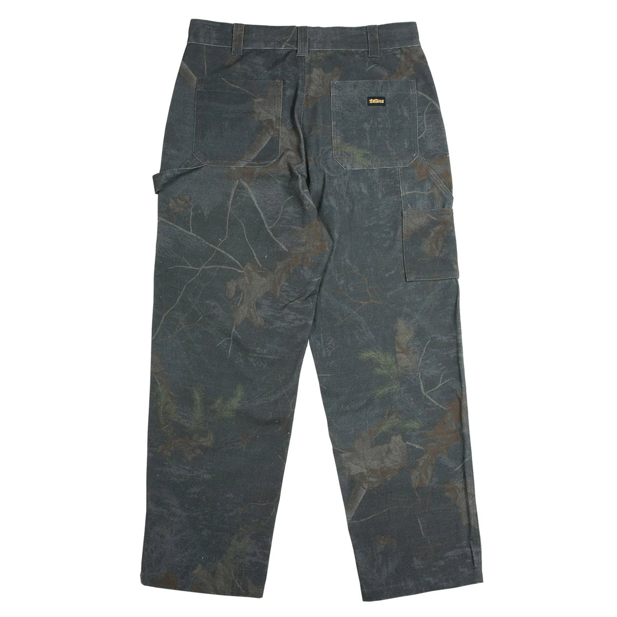 Camouflage pants on a white background