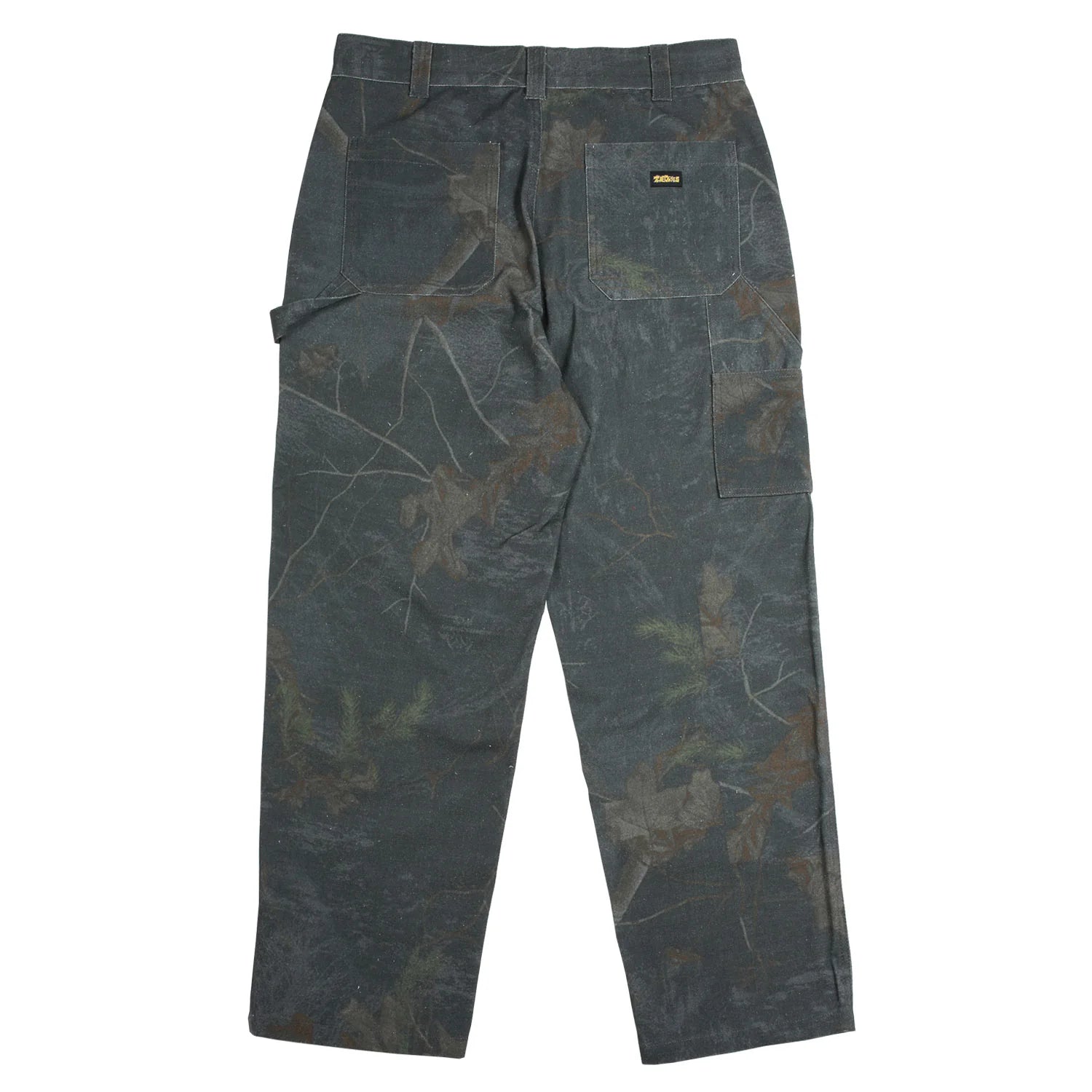 Camouflage pants on a white background