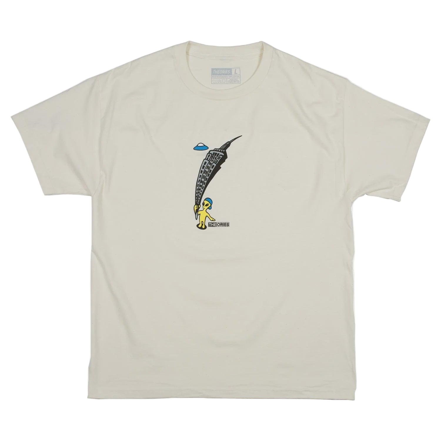 Theories Rave Kid Tee Cream Large