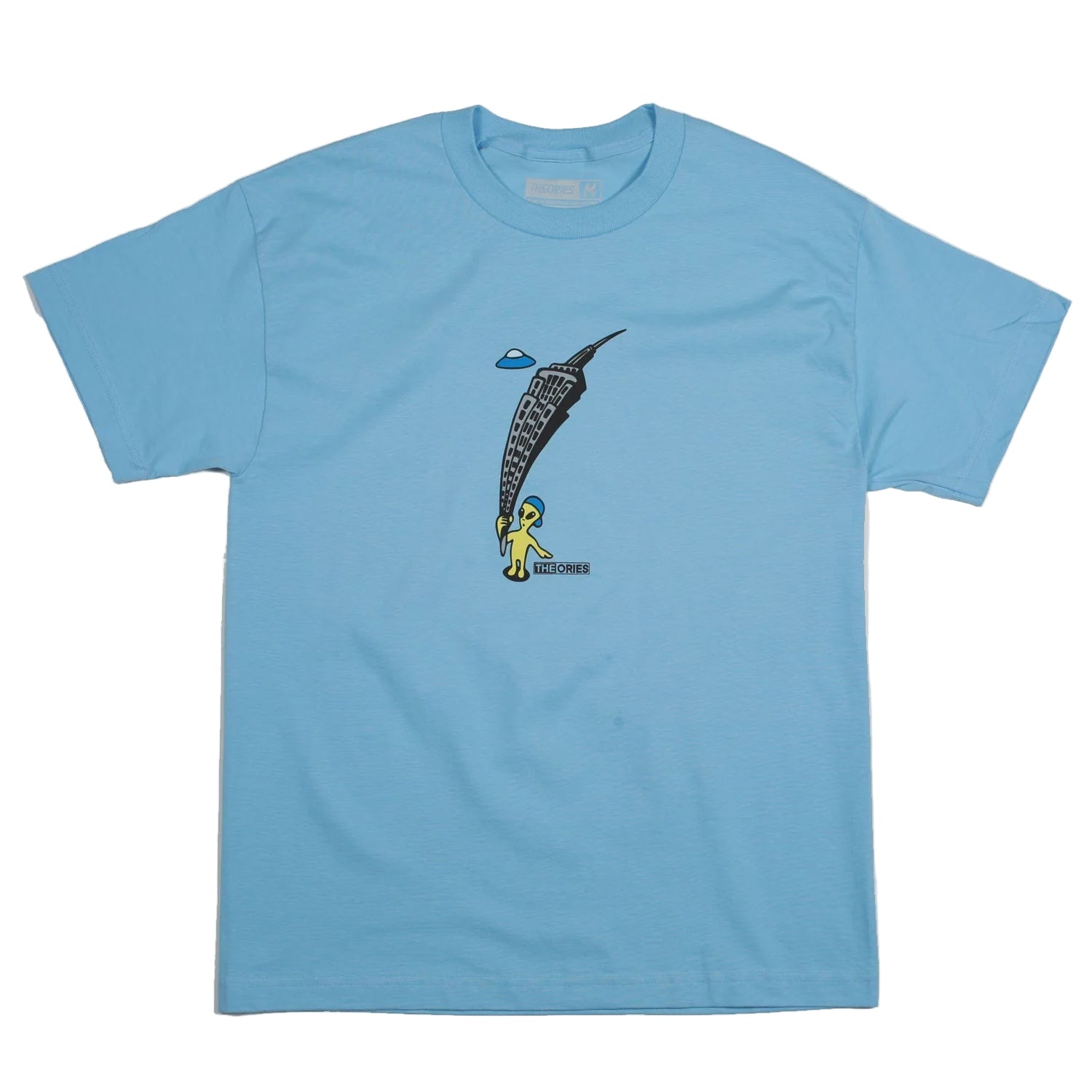Teletech Rave Blue Tops Theories Rave Kid Tee Light Blue Medium