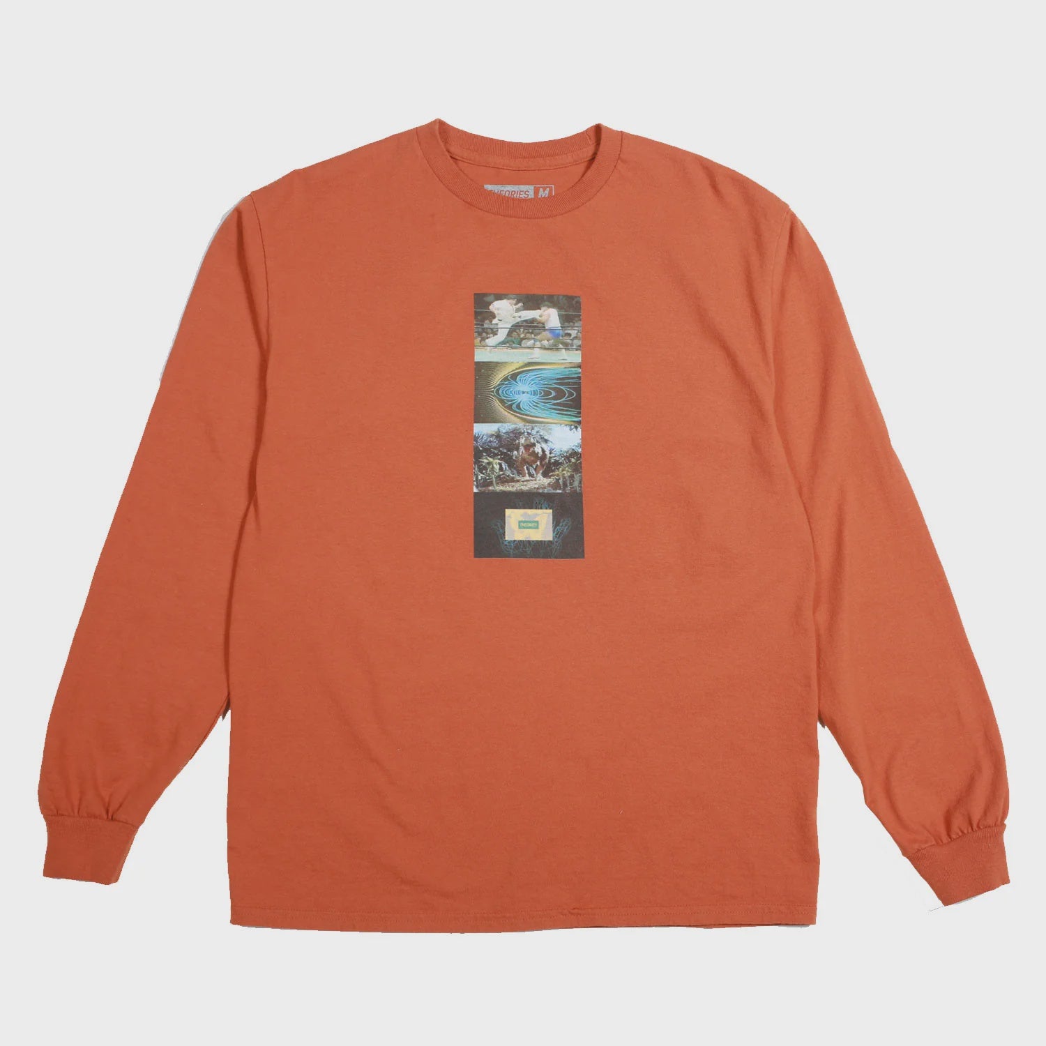 Theories Virtual Reality Long Sleeve Tee Texas Orange L
