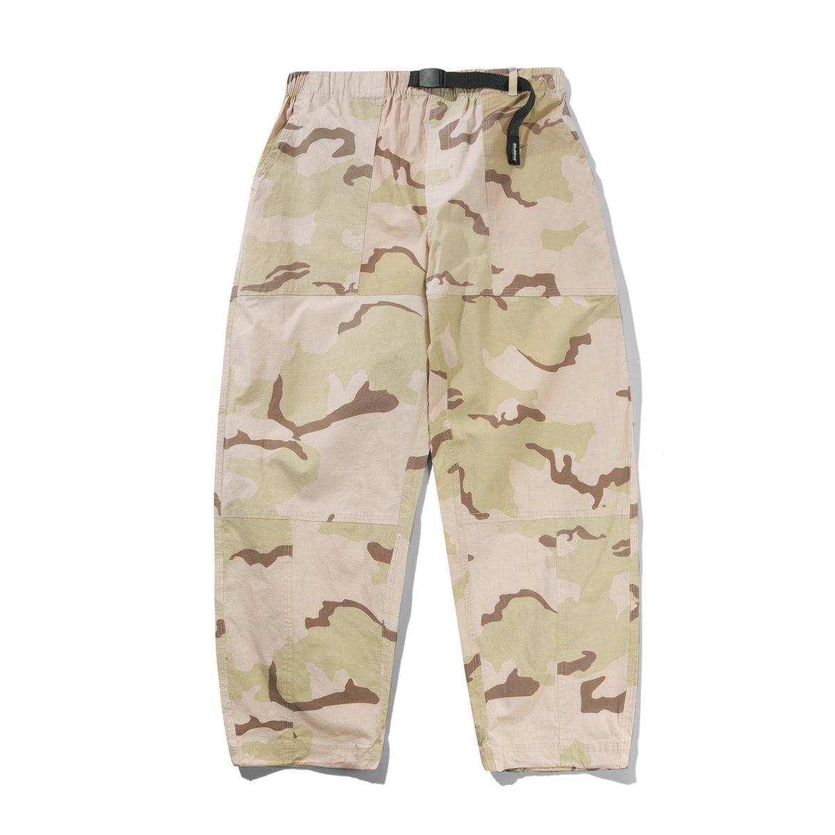 Camouflage pants on a white background