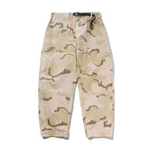 Camouflage pants on a white background