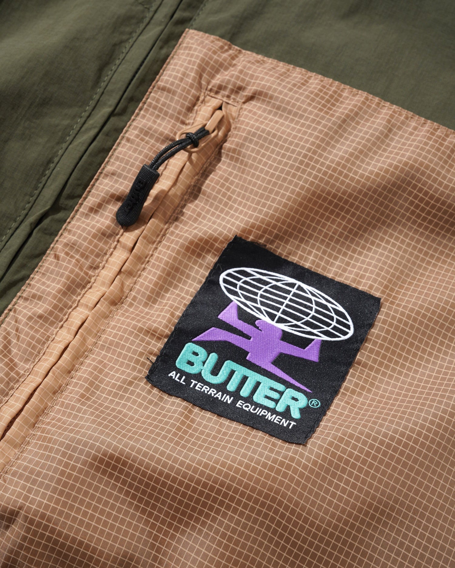 Butter Terrain Puffer Jacket Dark Olive Large