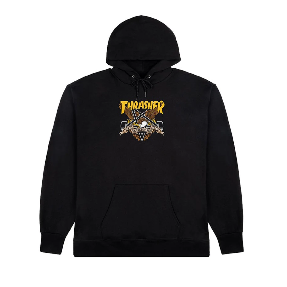 Thrasher X Anti-Hero Eaglegram Hoodie Black Small