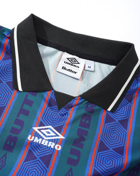 Butter Goods Umbro Vert Jersey Forest/Cobalt Large