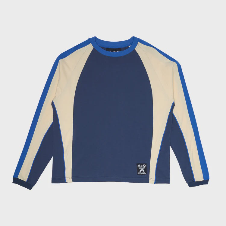 WKND Panel Long Sleeve Navy Small