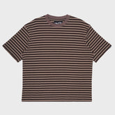 WKND Stripe Tee Brown Khaki Medium