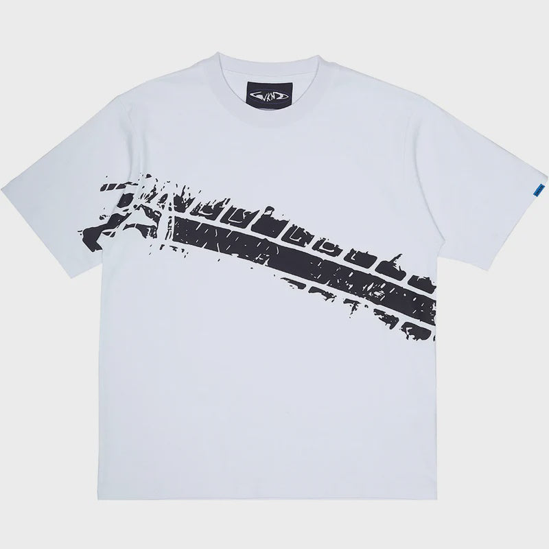 WKND Tire Etch Tee White Large