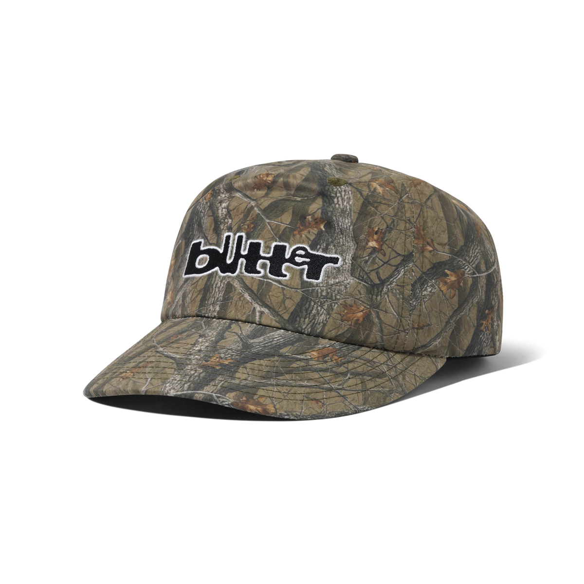 Butter Warped 5 Panel Cap Forest Camo