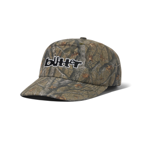 Butter Warped 5 Panel Cap Forest Camo