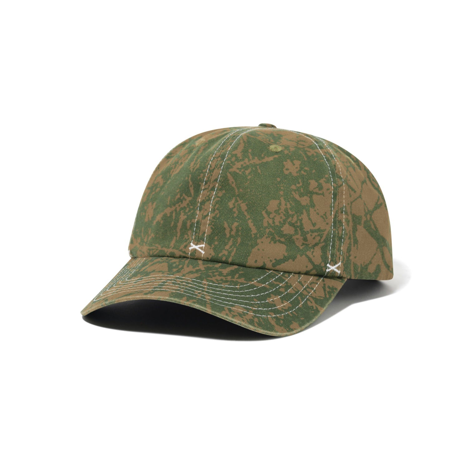 Butter Woods Camo 6 Panel Cap Sage