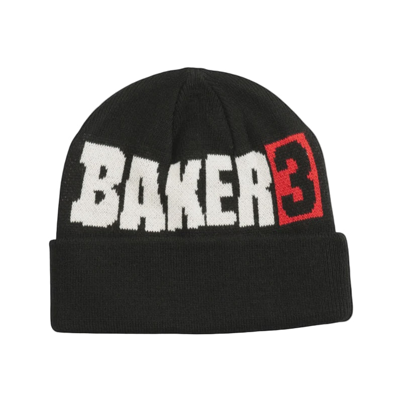 Baker 3 Black Beanie