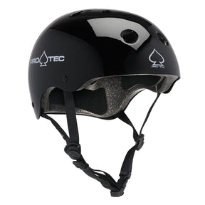 Protec CPSC Classic Gloss Black Helmet Medium