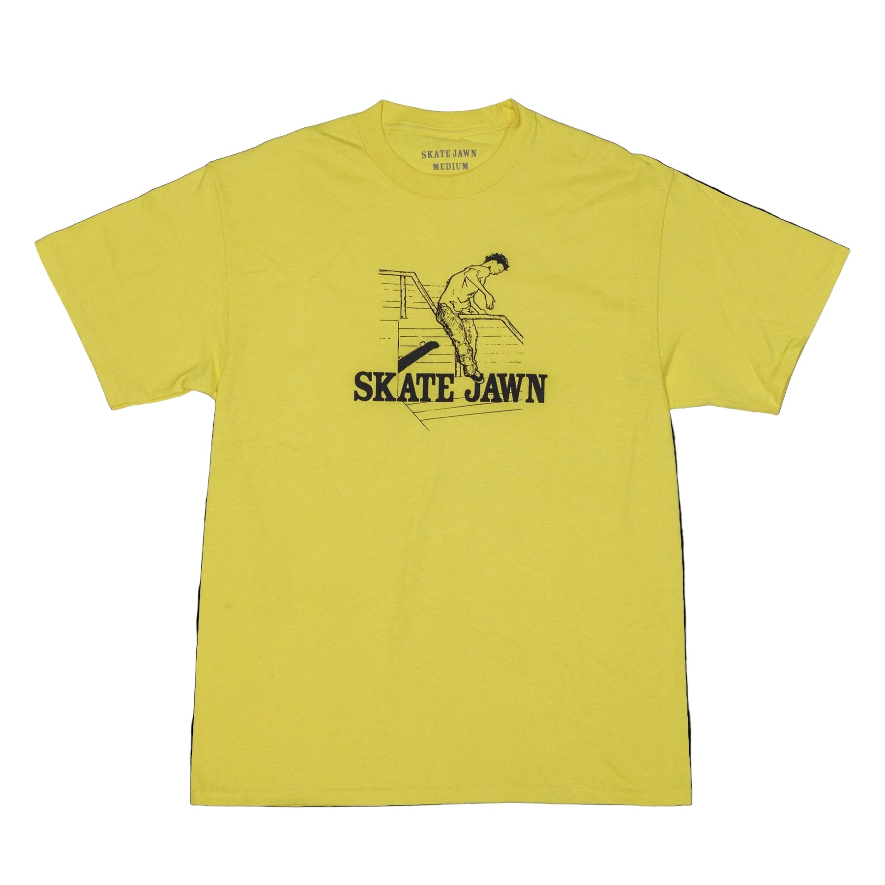 Skate Jawn Handrail Tee Yellow