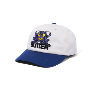 Butter Insect 6 Panel Cap Natural Harbour Blue