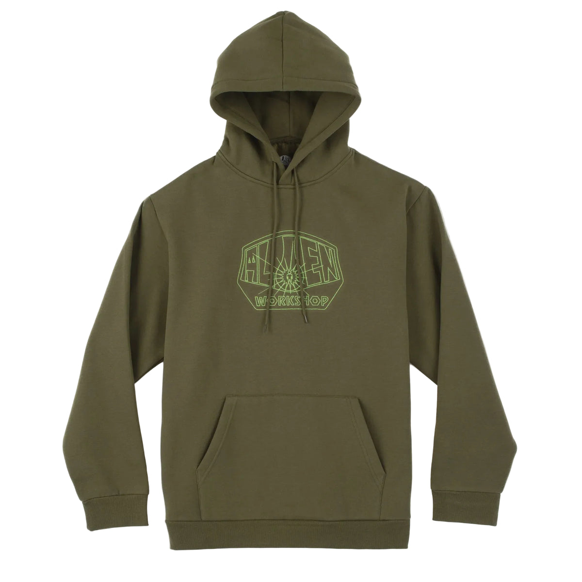 Alien Workshop Lines Hoodie Olive Small