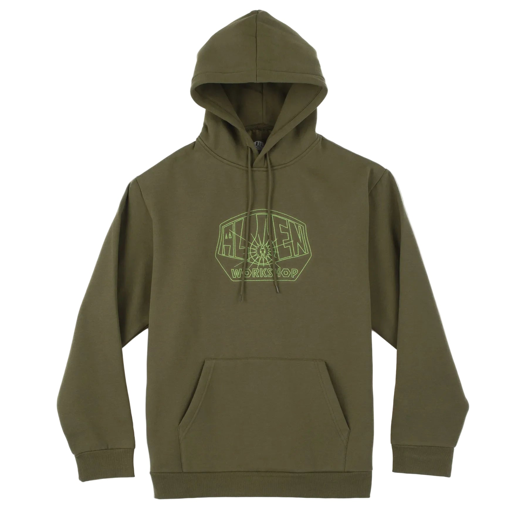 Alien Workshop Lines Hoodie Olive Small