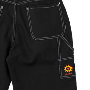 Krooked Sunheart Carpenter Pants Black