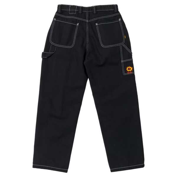 Krooked Sunheart Carpenter Pants Black