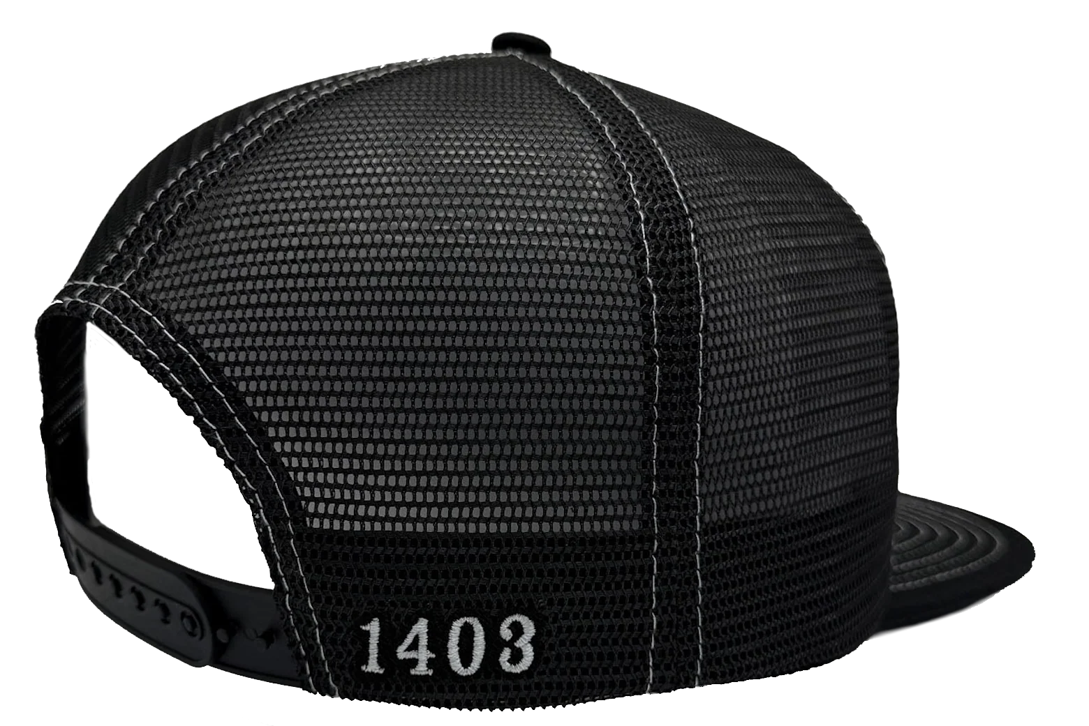 Skate Jawn Full Mesh Sewer Cap Black