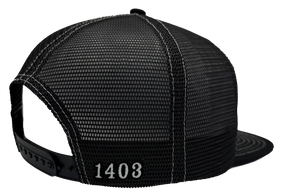 Skate Jawn Full Mesh Sewer Cap Black