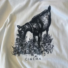 Cinema Goat Long Sleeve Tee by Lilly