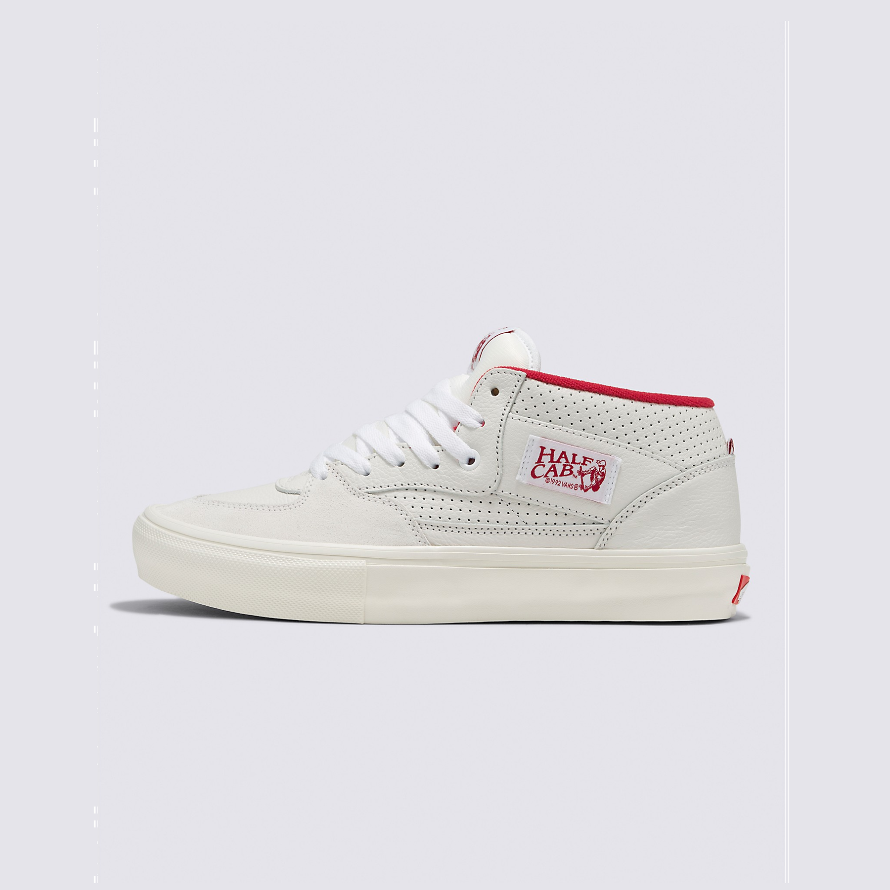 Vans Skate Half Cab Vintage Sport White/Red