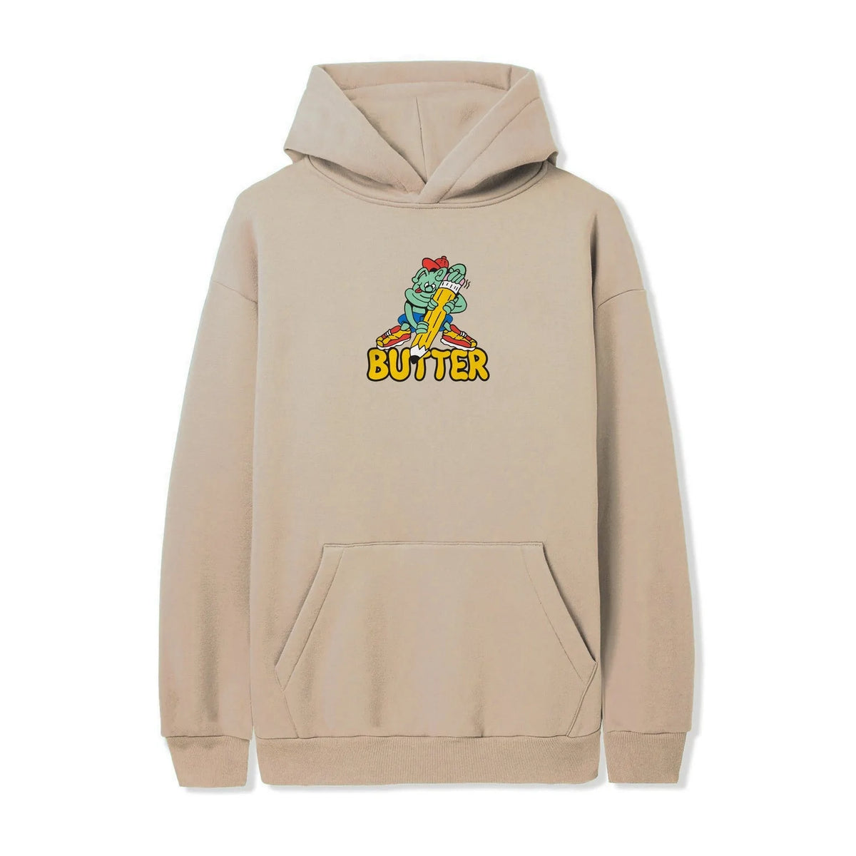 Butter Martian Pullover Hoodie Tan XXL