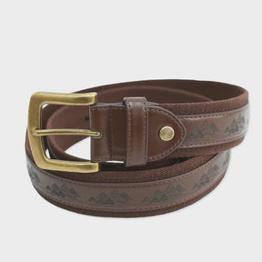 Theories As Above Belt Brown Vegan Leather