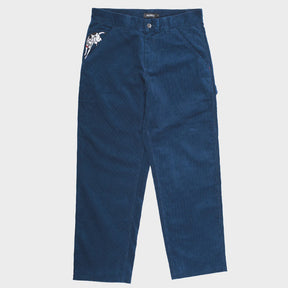 Theories Piano Trap Corduroy Carpenter Pant Dark Blue 32